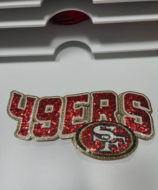Niners- Sequin Patch - Ready to Press