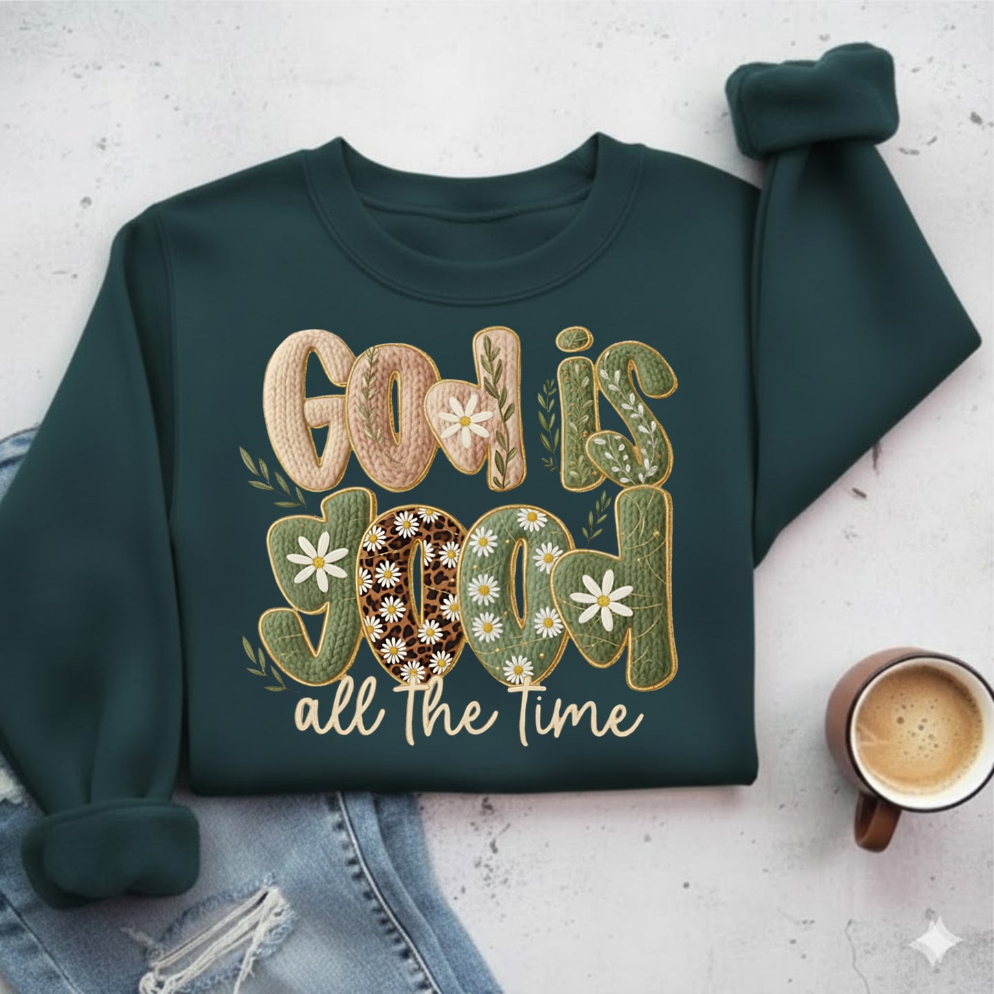 Leaopard God Is Good - DTF