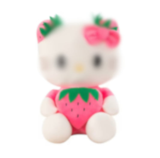 Strawberry Kitty Plushie 11 in.