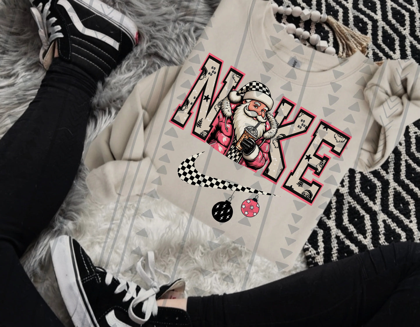 Coffee Santa - DTF Transfer