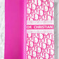 Hot Pink & White Dr Print Korean Paper