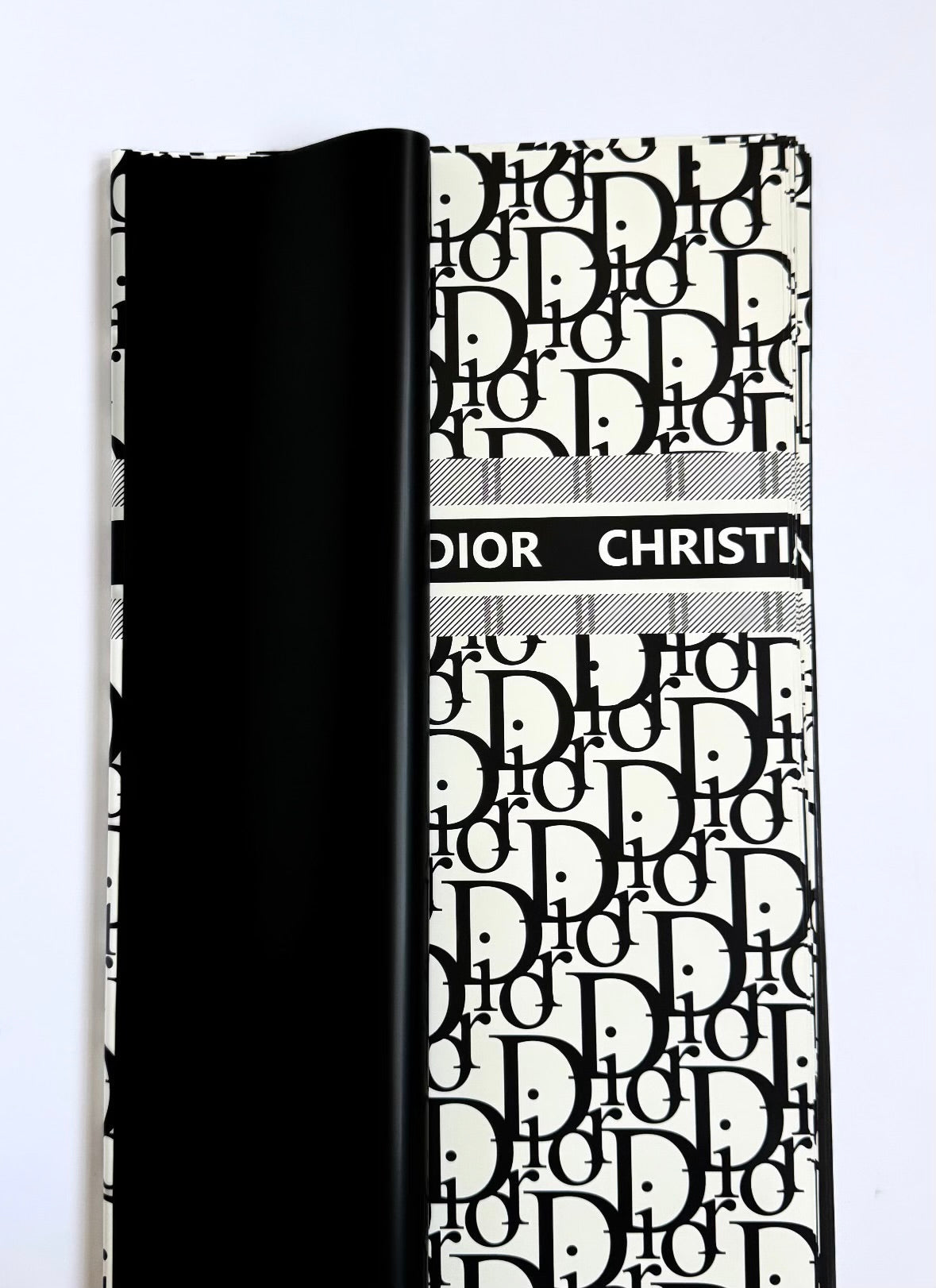 Black Dr Print Korean Paper - Cream & Black