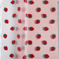 Pink Strawberry Print Korean Paper