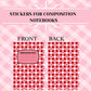 S23 - Sticker for Composition Notebook