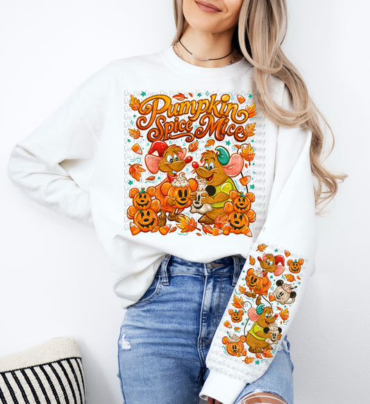 Autumn Mice & Pumpkins - Clear Film