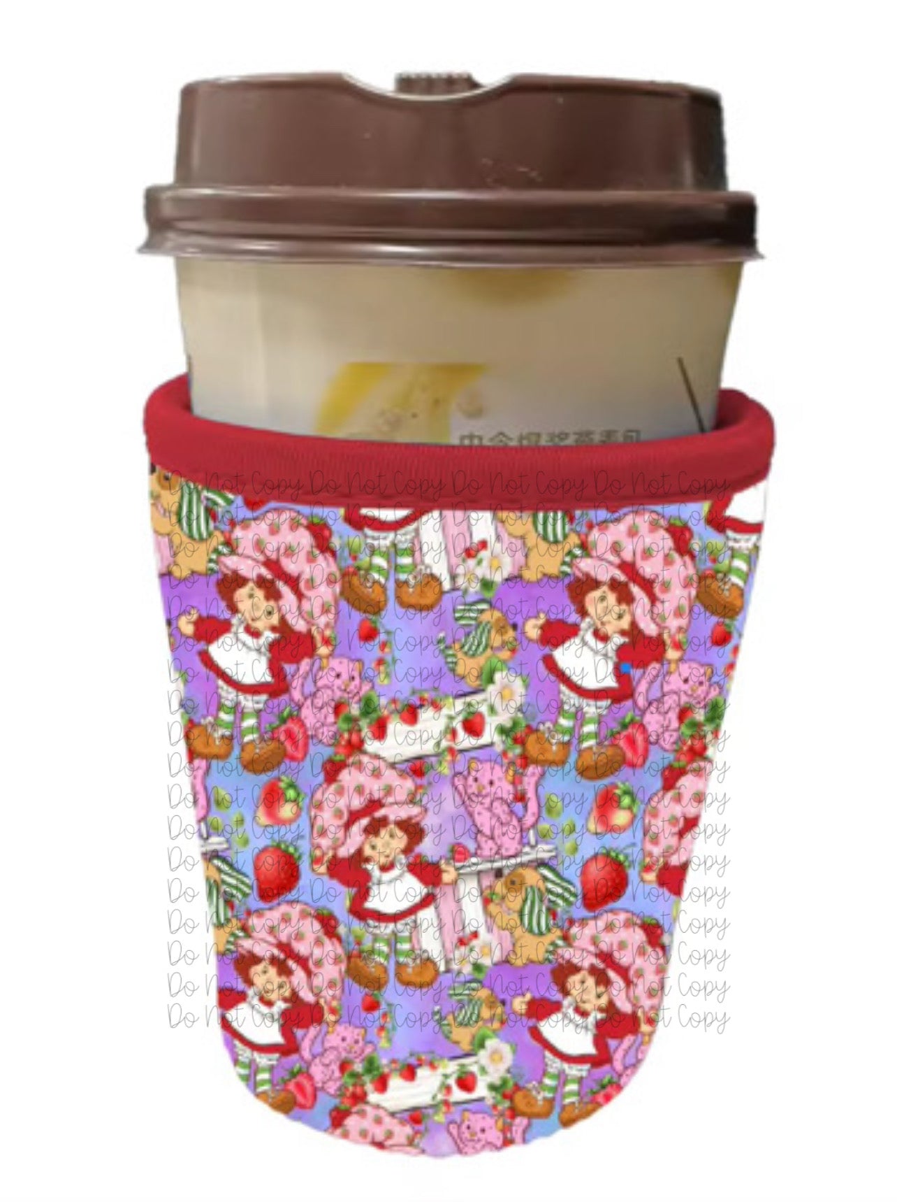 Strawberry Cake - Small Cup Sleeve