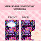 S2 - Sticker for Composition Notebook